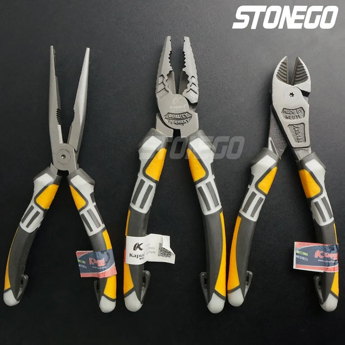 Insulated Plier, Wire Stripping Crimping Electrician Pliers
