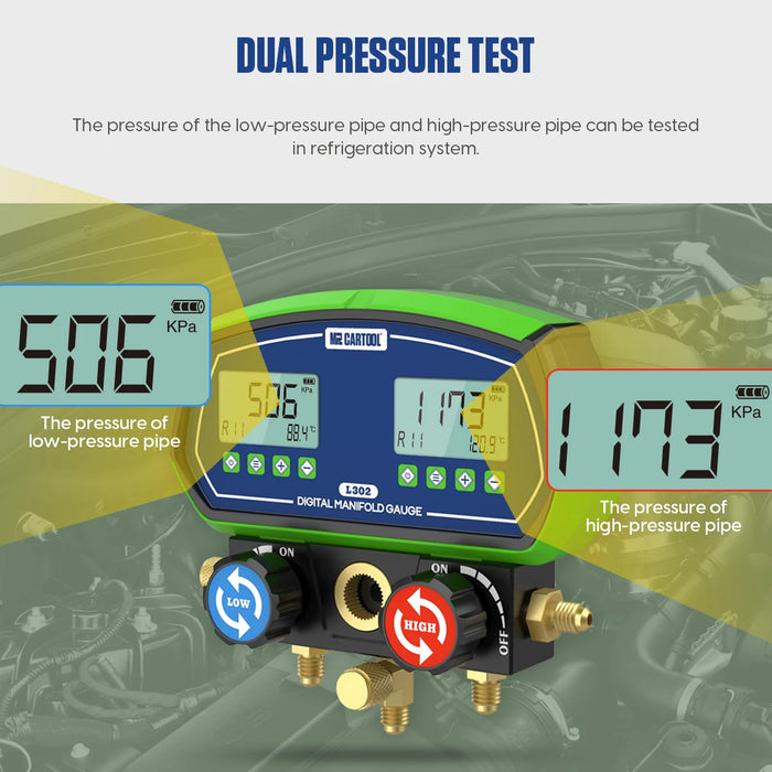 Vacuum Pressure Temperature Leakage Tester Gauge