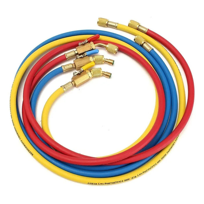 150cm-HVAC-1-4Inch-SAE-600-PSI-R410a-R134a-R22-Charging-Hoses-with-Shut-Valve