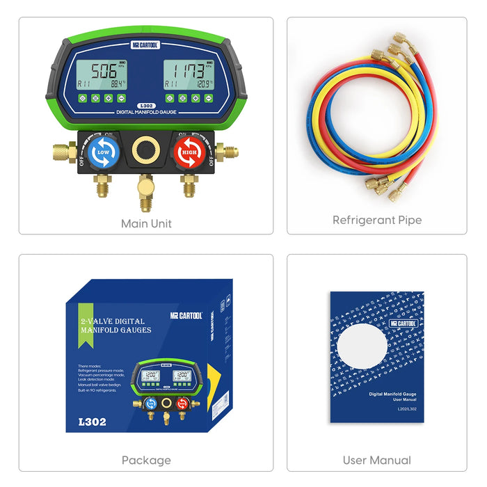 Vacuum Pressure Temperature Leakage Tester Gauge