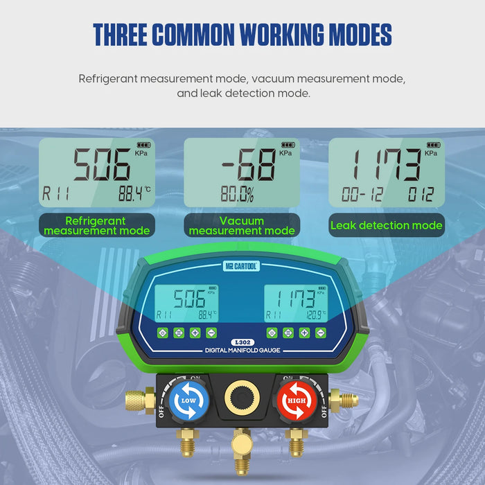 Vacuum Pressure Temperature Leakage Tester Gauge