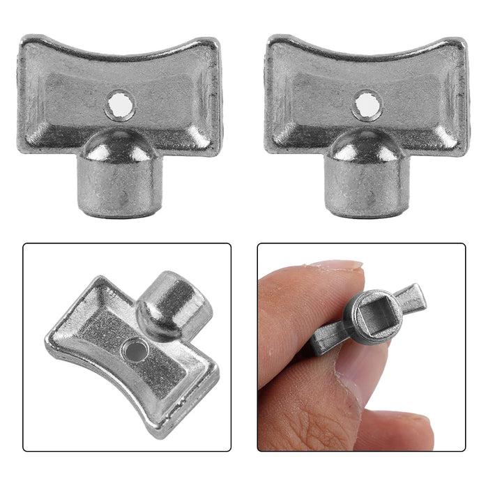 Radiator Exhaust Valve Square Key 5×5mm Radiator Accessories For Radiator Cleaning Exhaust Valve Key For All Heating Valves